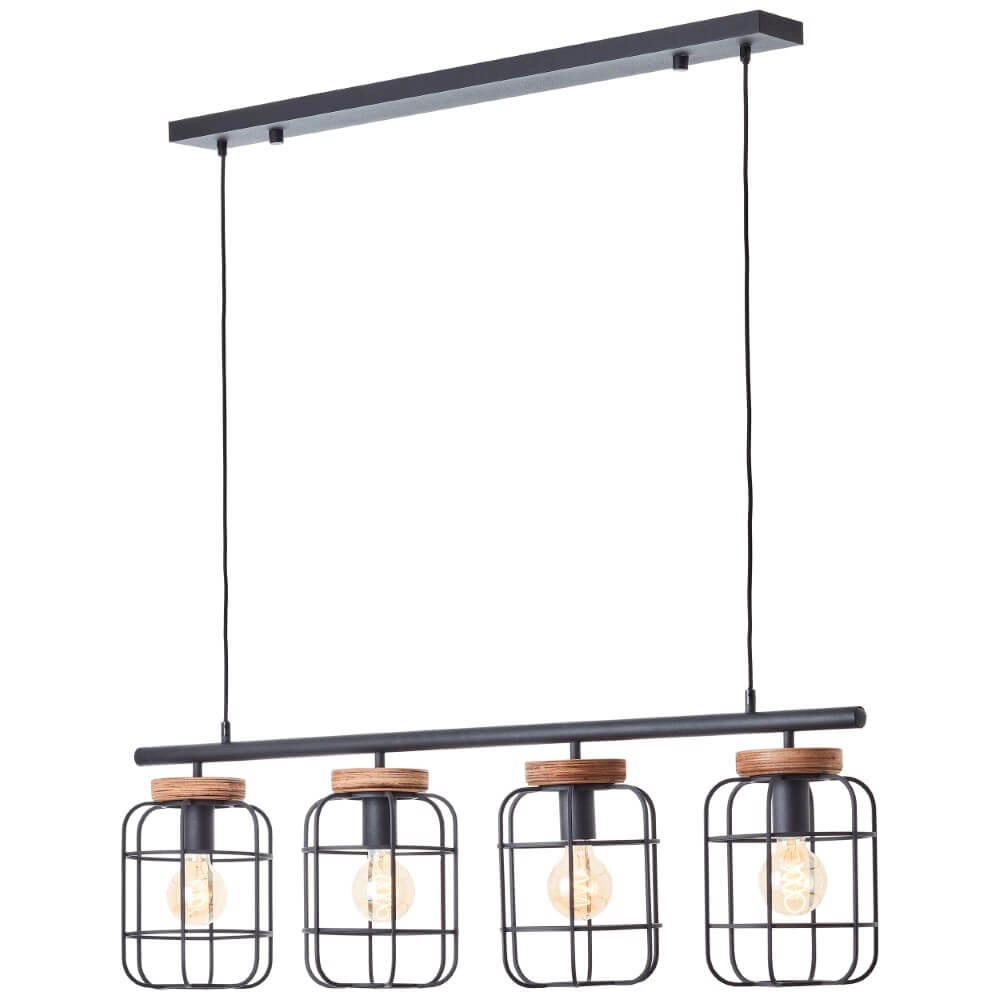 Lampe suspendue pour salle à manger Gwen 4 lumières Brilliant 4004353411687