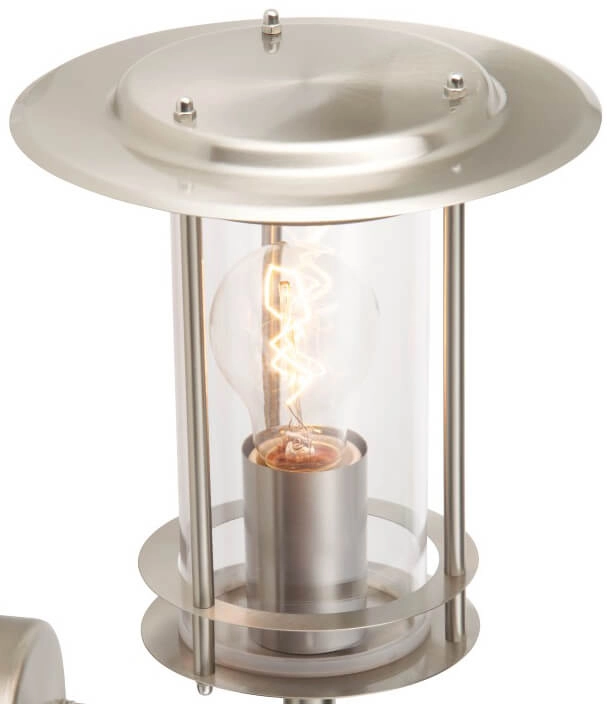 Lampe d'extérieur en acier inoxydable York 30 cm Brilliant 4004353993954