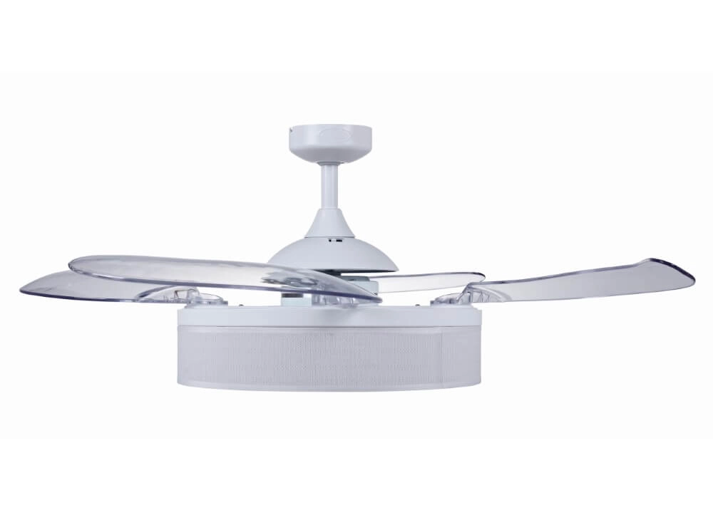 Ventilateur de plafond blanc Fanway Fraser Ø 122 cm