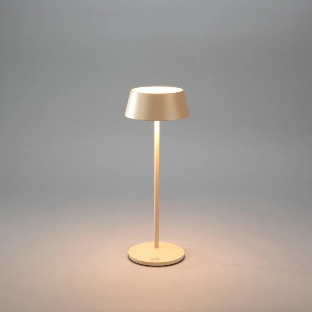 Lampe de table rechargeable Menton brun sable KonstSmide 7318307839333