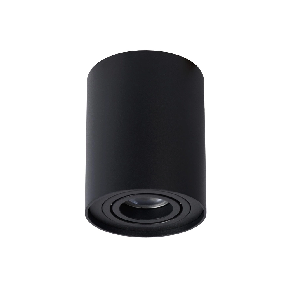 Emplacement de plafond monté en surface Tube noir Ø 9,6 cm