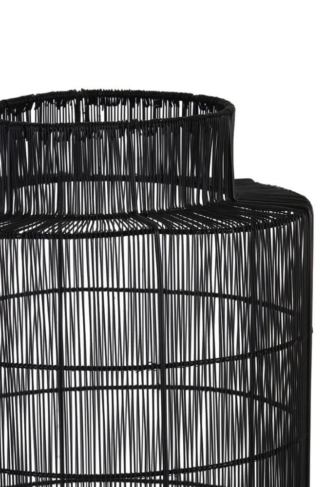 Lampadaire bohème Gruaro noir Ø 32cm Light & Living 8717807206482