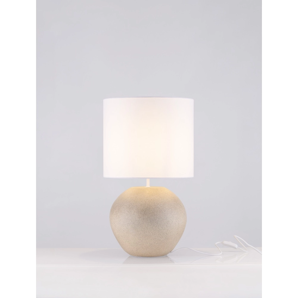 Lampe de table Mizu crème avec capuche blanche Lyora 5212017468901