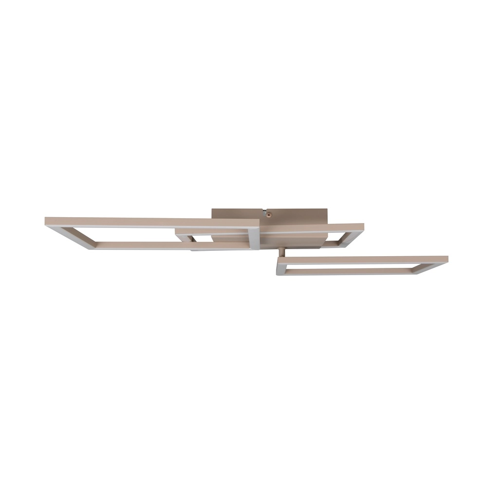 Lampe de plafond moderne Trail 74,5 cm brun sable Trio 4017807714180