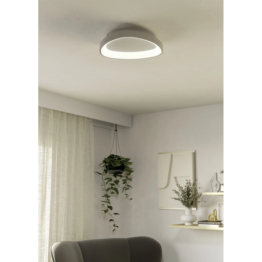 Lumière LED moderne de plafond Loretello blanc - Ø 35cm Eglo 9008606316441