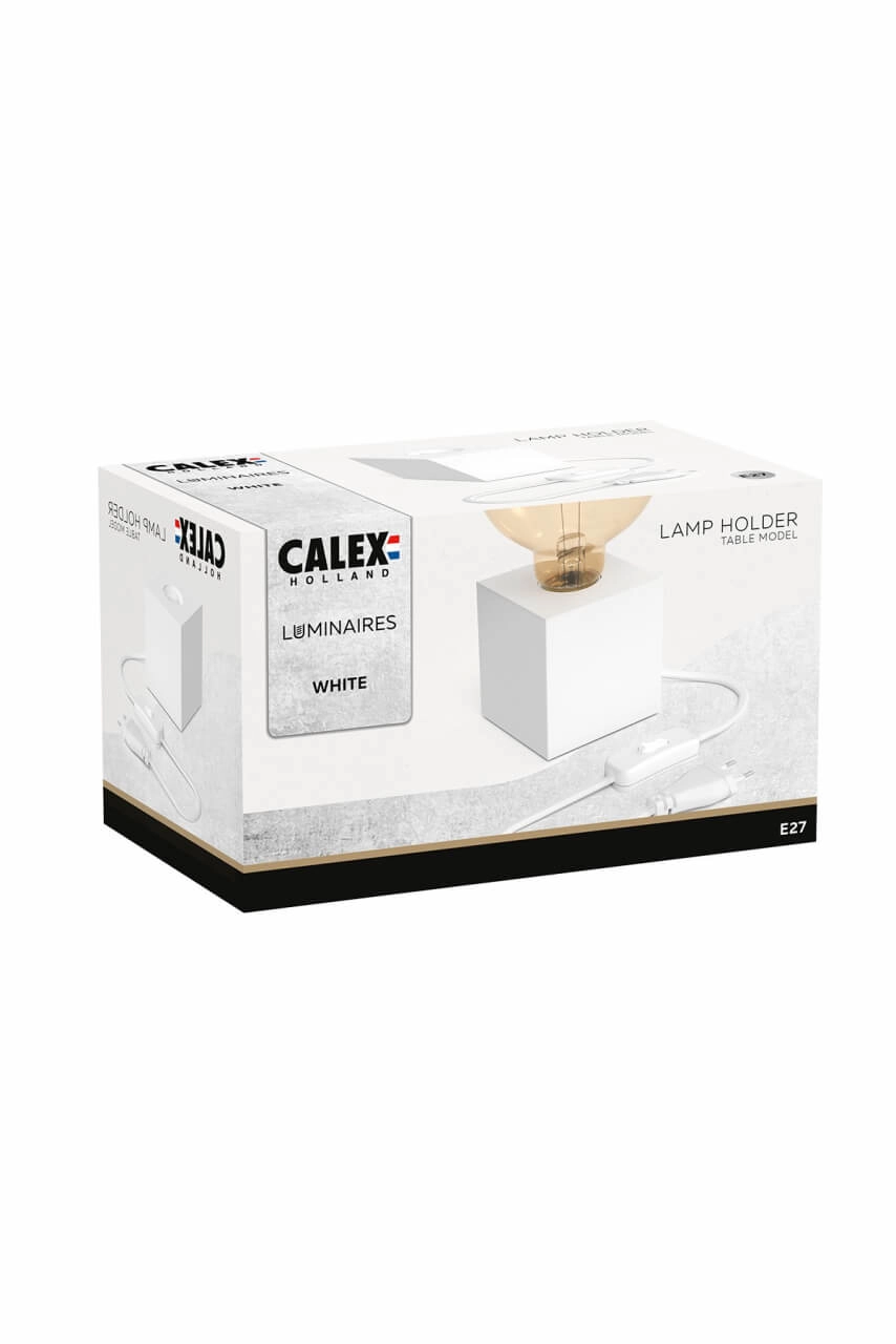 Lampe de table blanche Calexa Circle 8712879147992