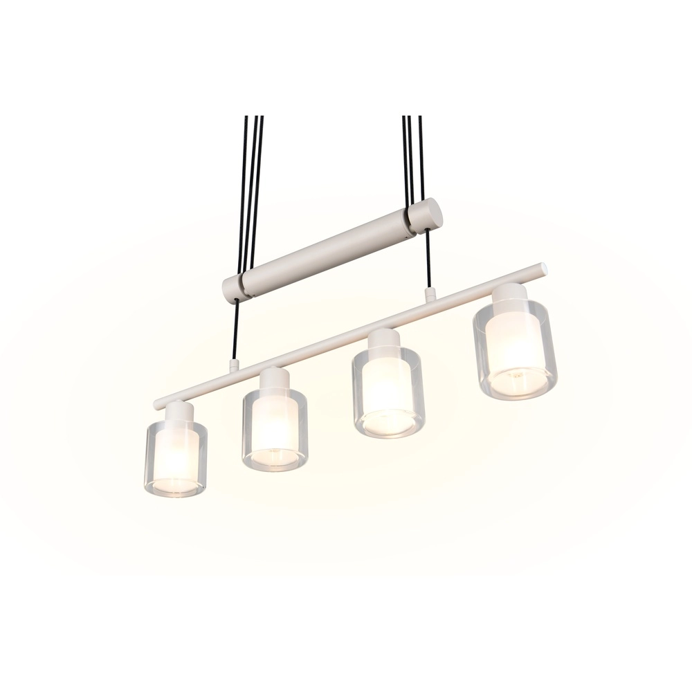 Lampe suspendue Neralo 4-gris clair Trio 4017807702910