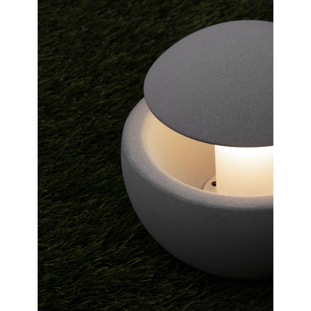 Lampe de jardin design Minor gris béton Lyora 5212017454454
