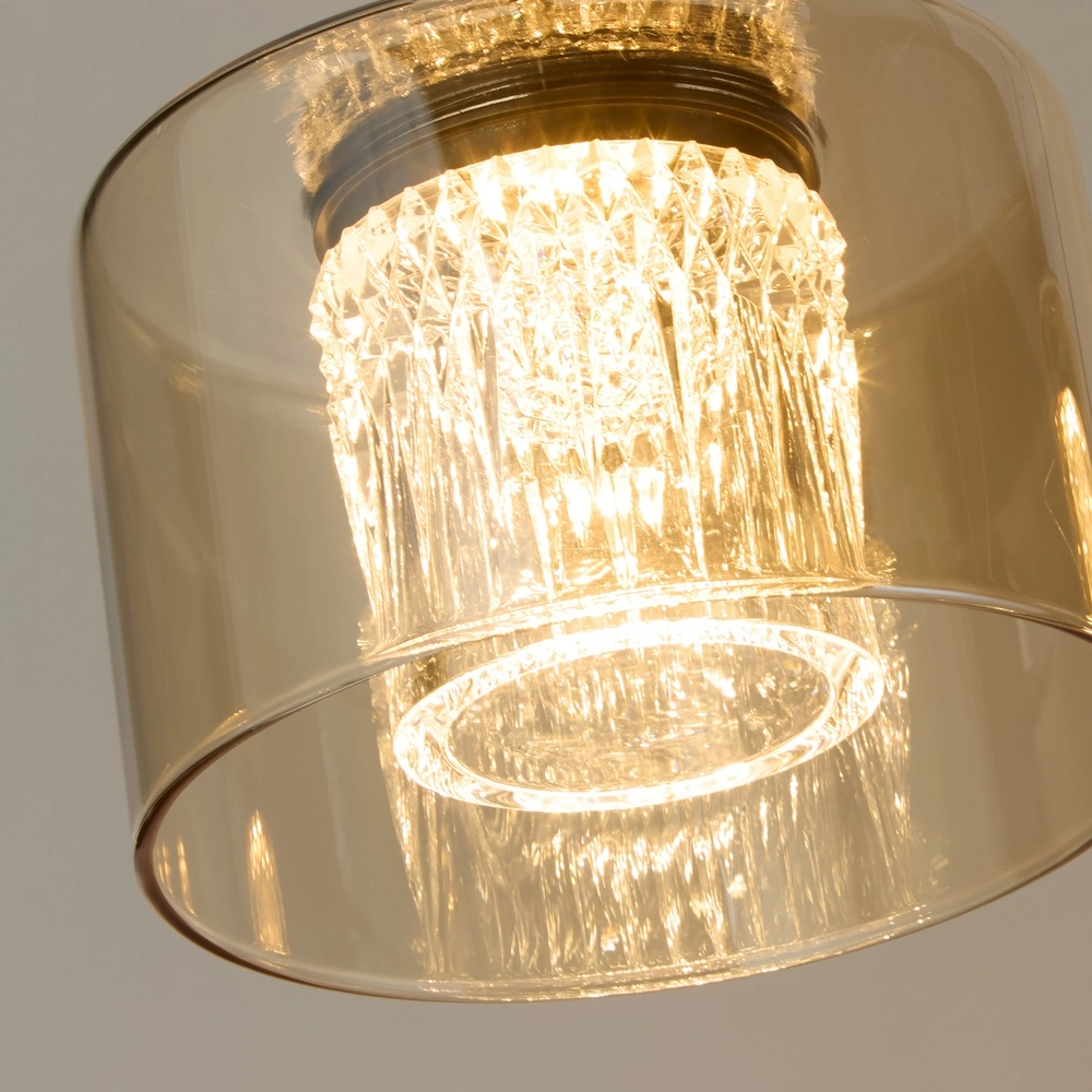 Lampe pendante de conception Tumblers Bronze droit 5 lumières Searchlight 5,05342E+12