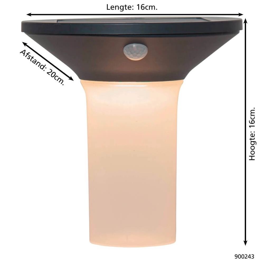 Lampe solaire Corbezzola avec détecteur de mouvement Eglo 9008606230020