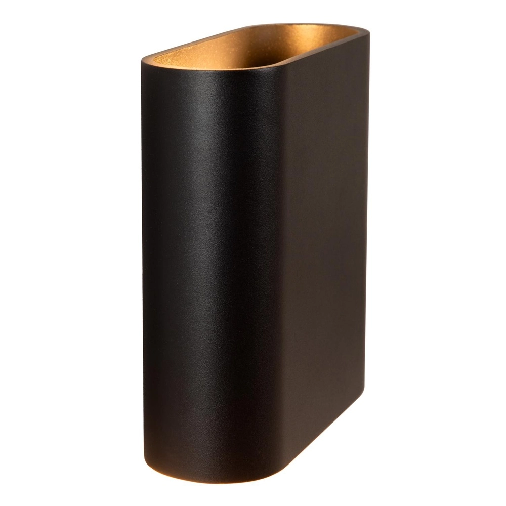 Lampe murale de conception Atila haut et bas noir IP54 Lucide 5411212680112
