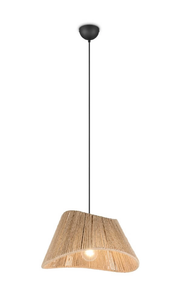 Suspension Japandi Valerie rotin Ø 52cm Suspension Japandi Valerie rotin Ø 52cm