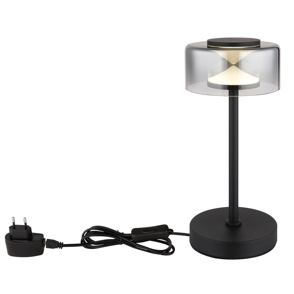 Lampe de table de conception Belinda Noir Globo 9007371528301