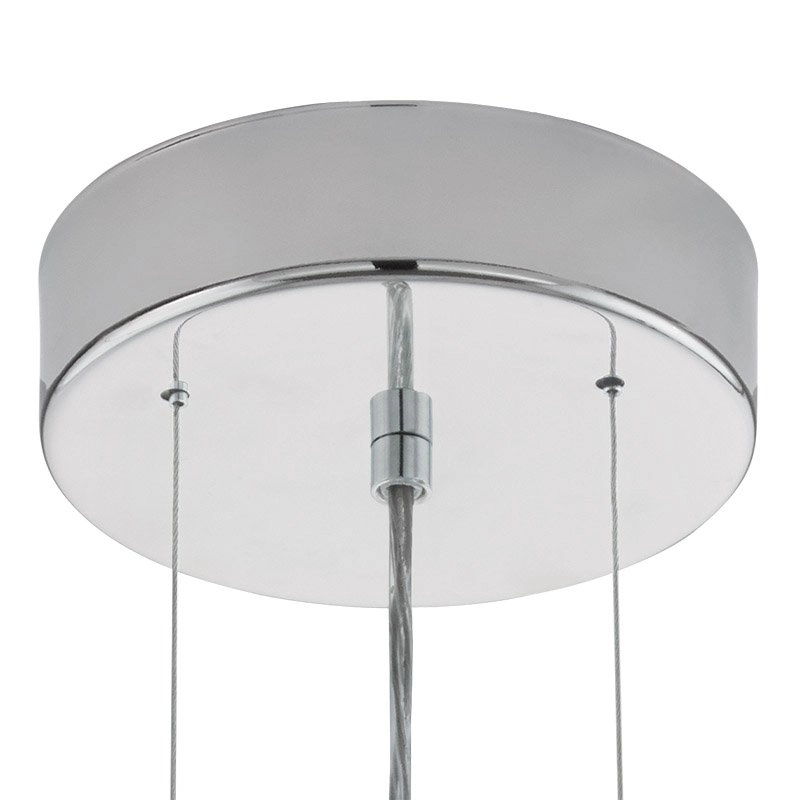 Lampe à suspension Clemente 54cm gris métallisé Eglo 9002759952877