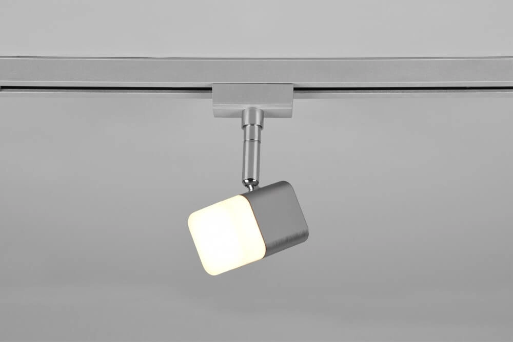 Lampe sur rail Roubaix gris Trio 4017807505894