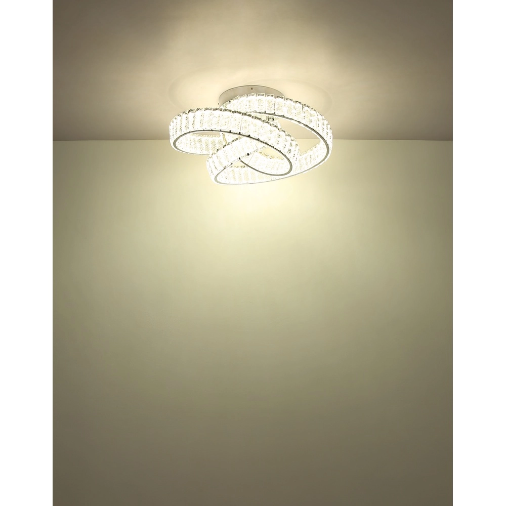 Enroulement de lampe de plafond Mucky Chrome Globo 9007371531530
