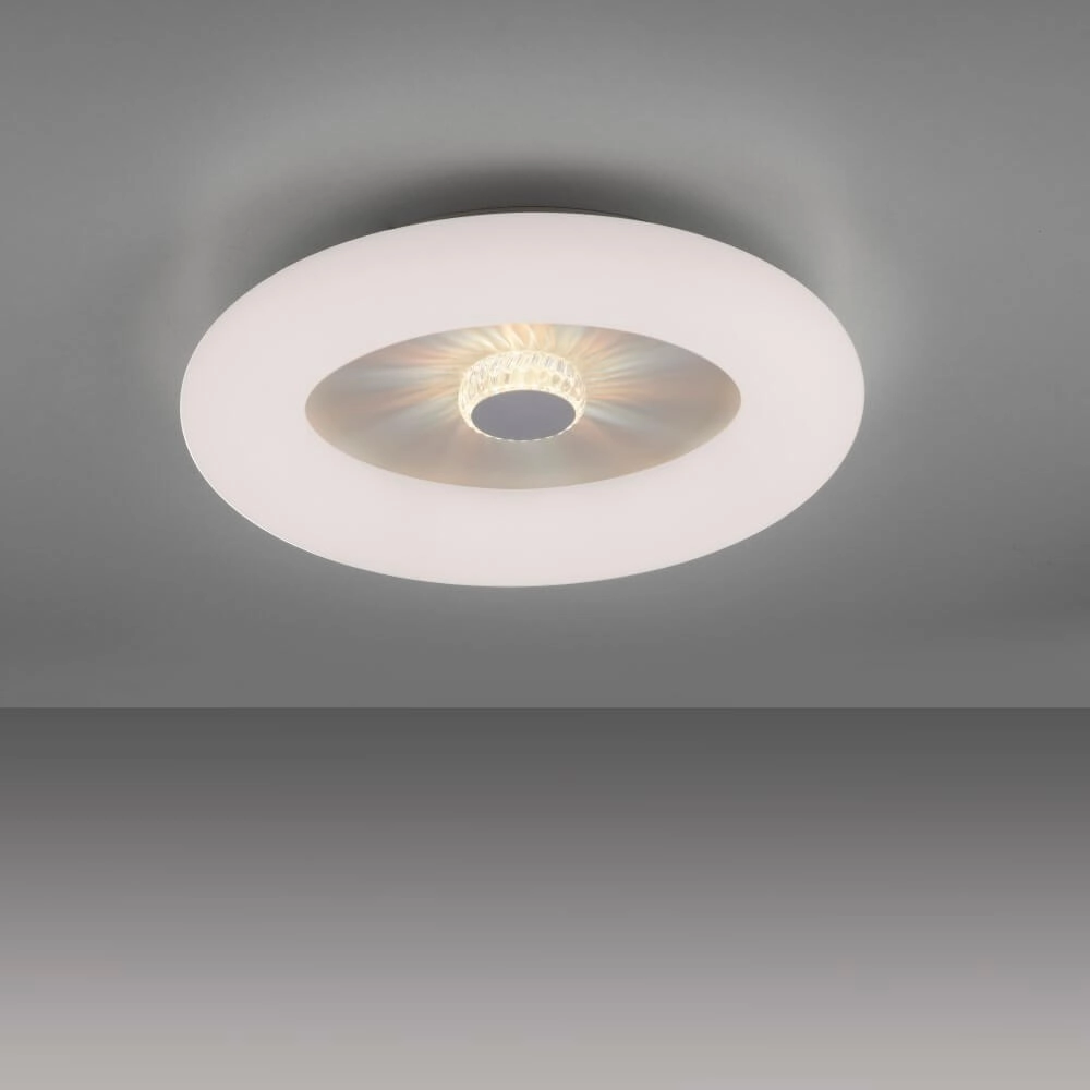 Plafonnier rond Vertigo blanc Ø 50cm Just Light 4043689992408