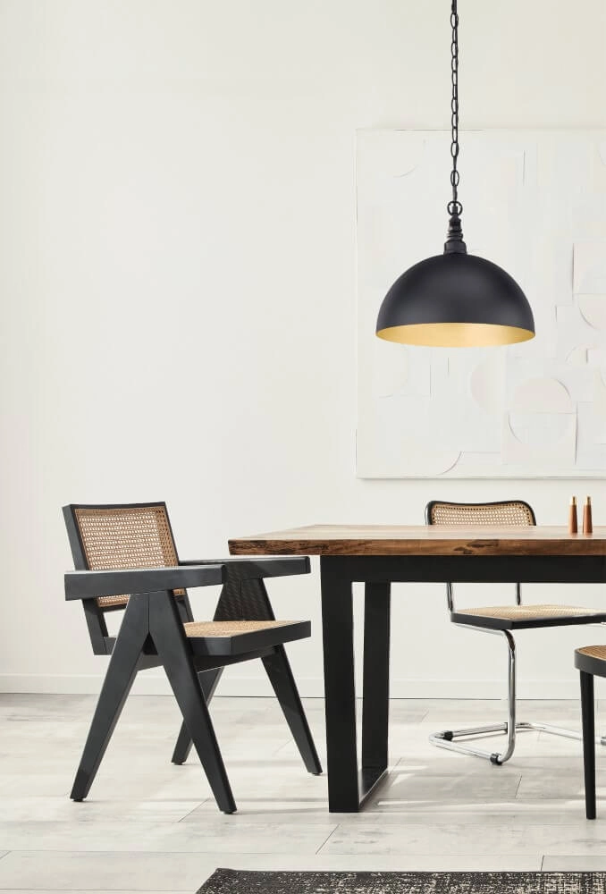 Lampe à suspension industrielle Leitung Ø 35 cm Fischer & Honsel 4003694606462