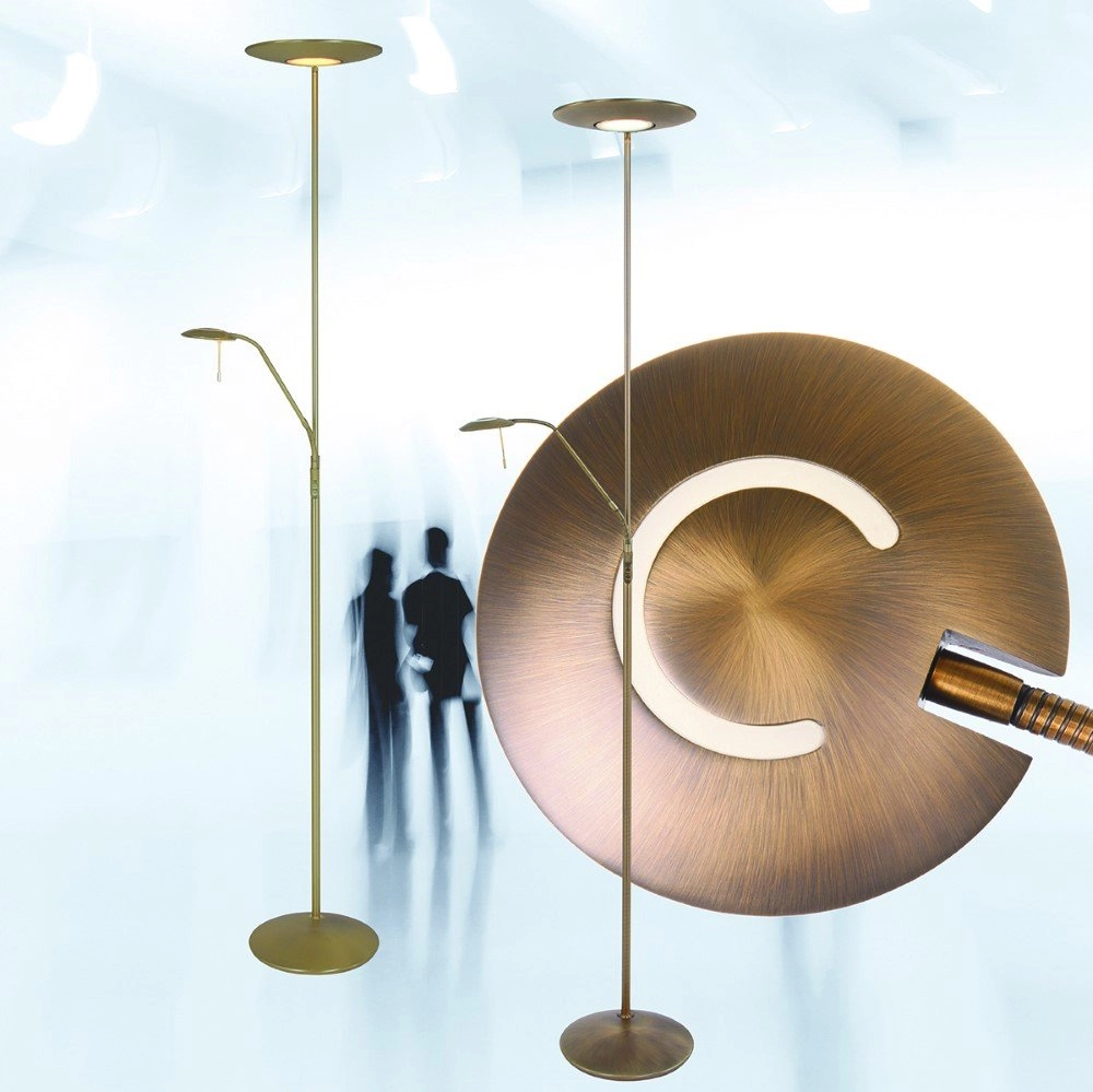 Lampe de lecture led Zenith Brun bronze à 2 lumières Steinhauer 8712746122800