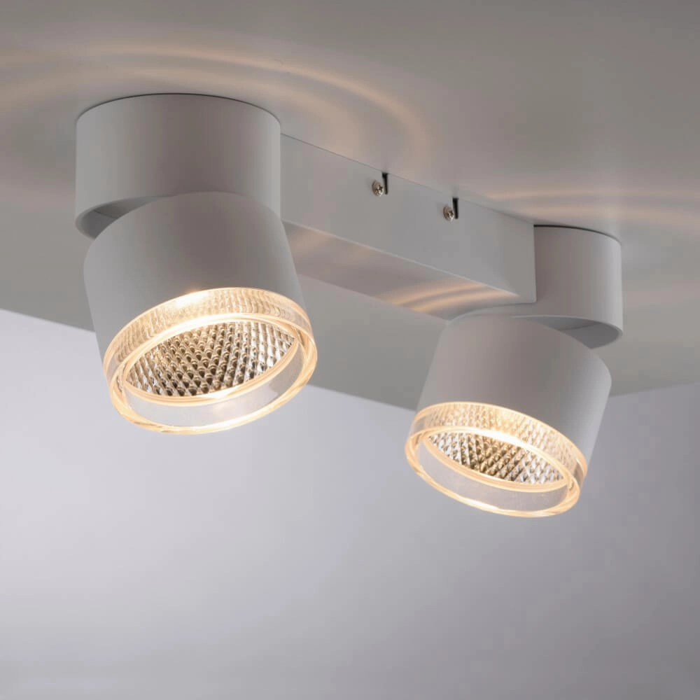 Plafonnier blanc Pure Nola 2 lumières Paul Neuhaus 4012248374542