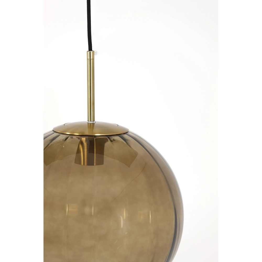 Lampe suspendue Magdala Ø 30 cm d’ambre Light & Living 8717807636272