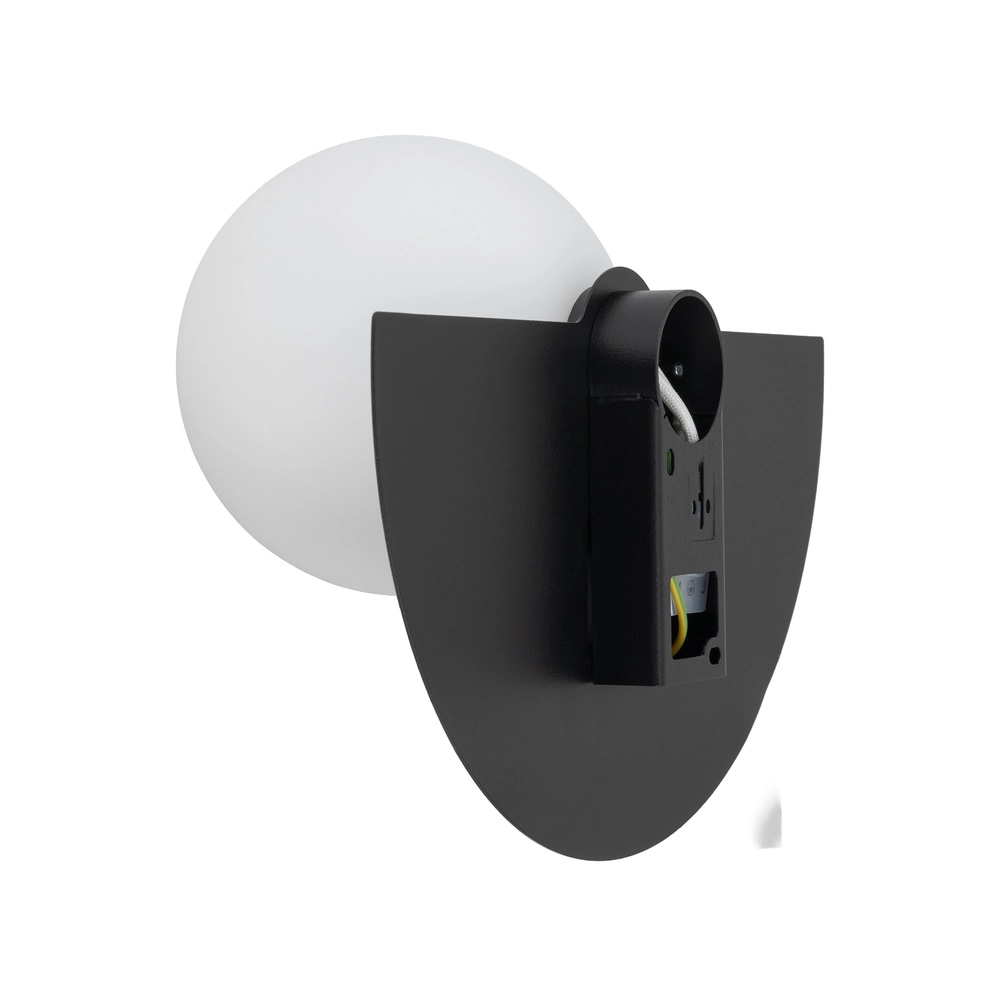 Demi-lampe murale Saturn Noir Lyora 5903139125963