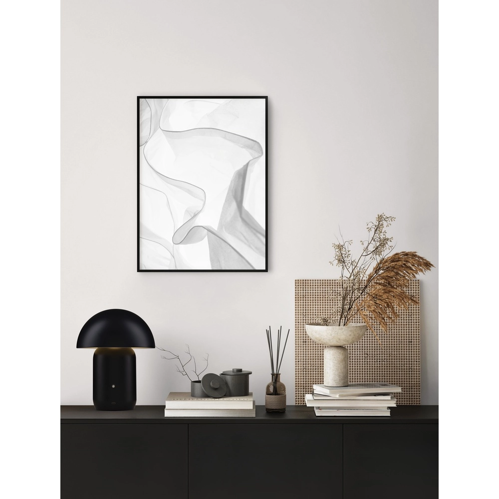 Lampe de table design Pois Noir rechargeable Lyora 5212017472083