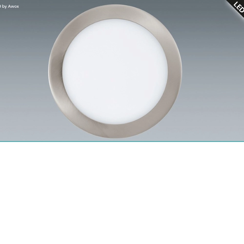 LED plafonnier Fueva-C 22,5 cm nickel mat Eglo 9002759966768