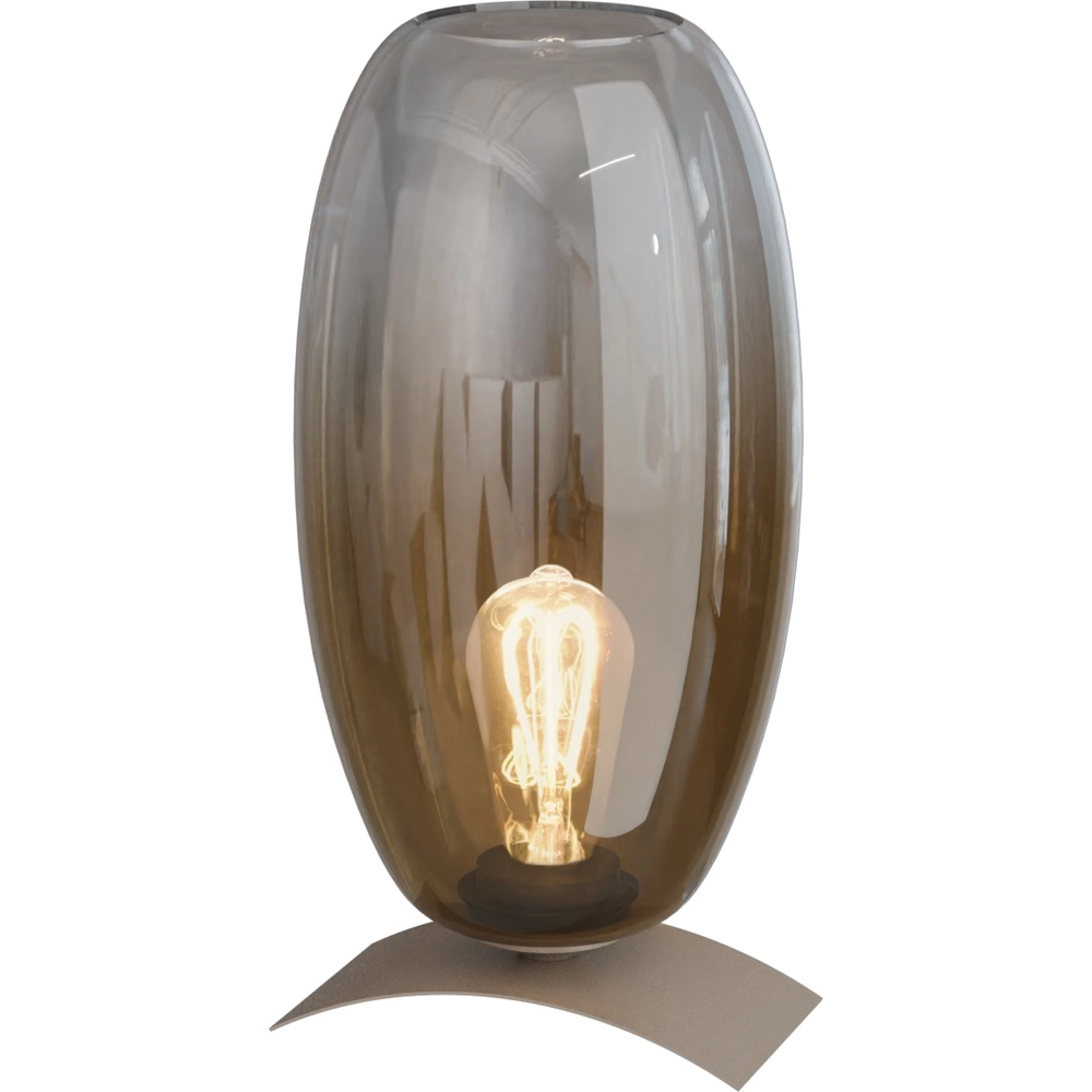 Lampe de table Olive Ø18,5 cm de verre - sable