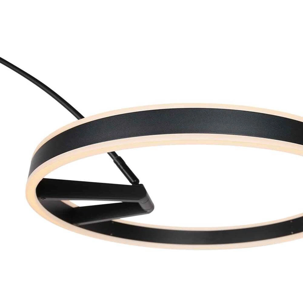 Lampe à arc design Ringlux noir Steinhauer 8712746176551
