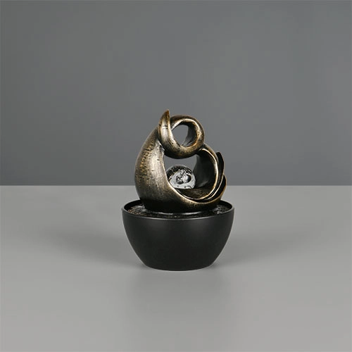 Lampe de table Luma Marron Trio 4017807691375