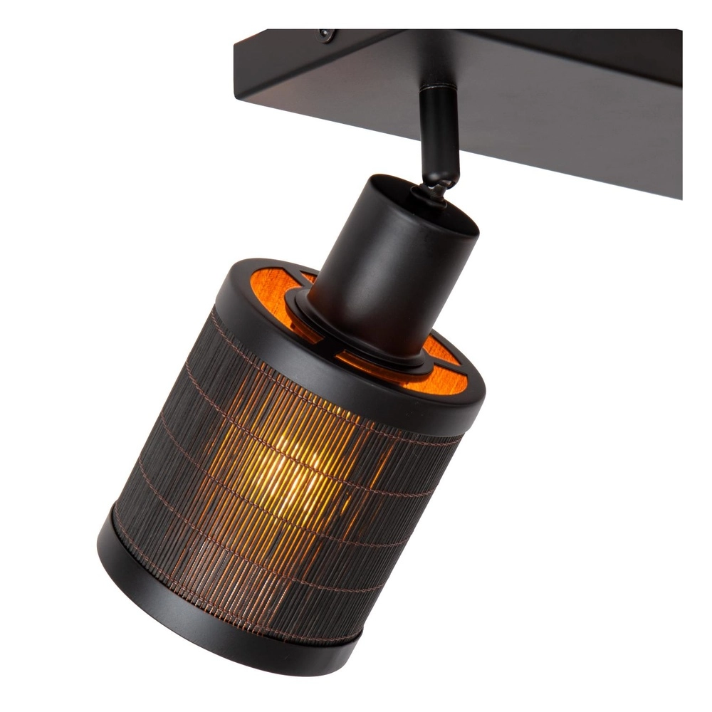 Lampe de plafond Tagalog Double Noir Lucide 5411212211675