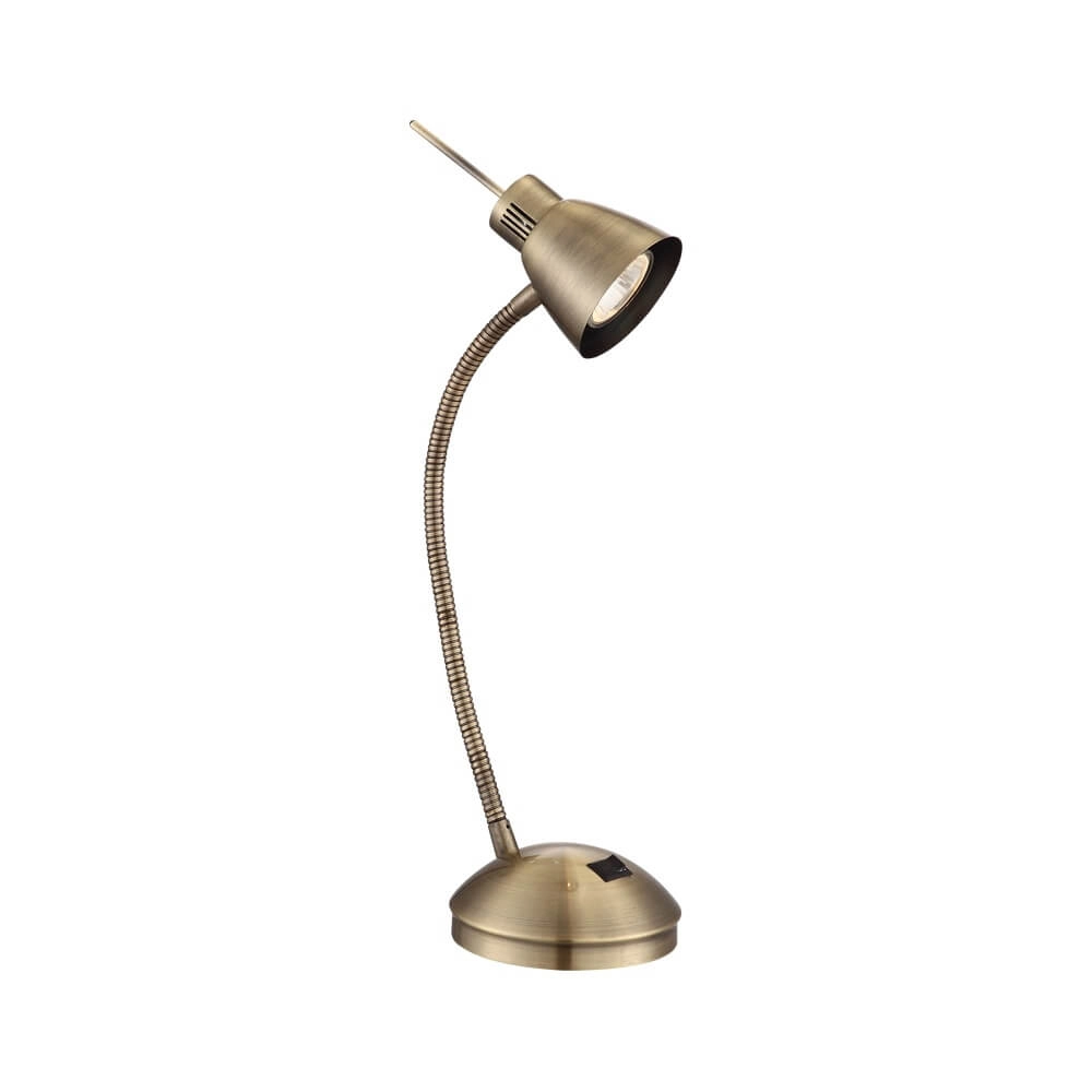 Lampe de bureau classique Nuova nickel mat