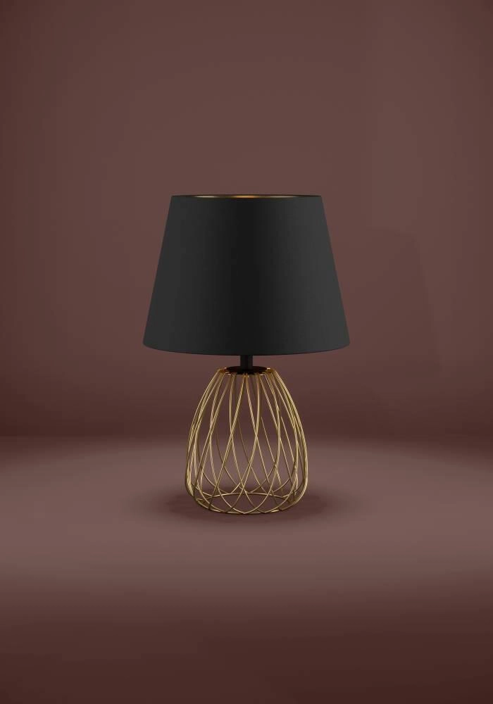 Lampe de table Jazminia or avec capuchon noir Stars of Light 9008606221066