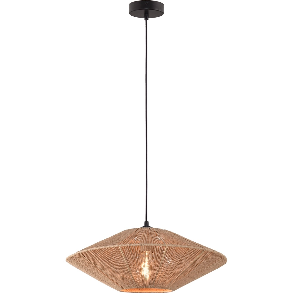 Lampe pendante Japandi Bicono Ø 50cm