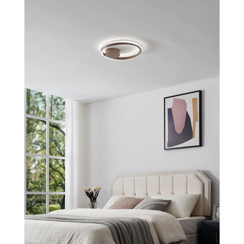 Lampe de plafond à design Camerota Bronze foncé Eglo 9008606391240