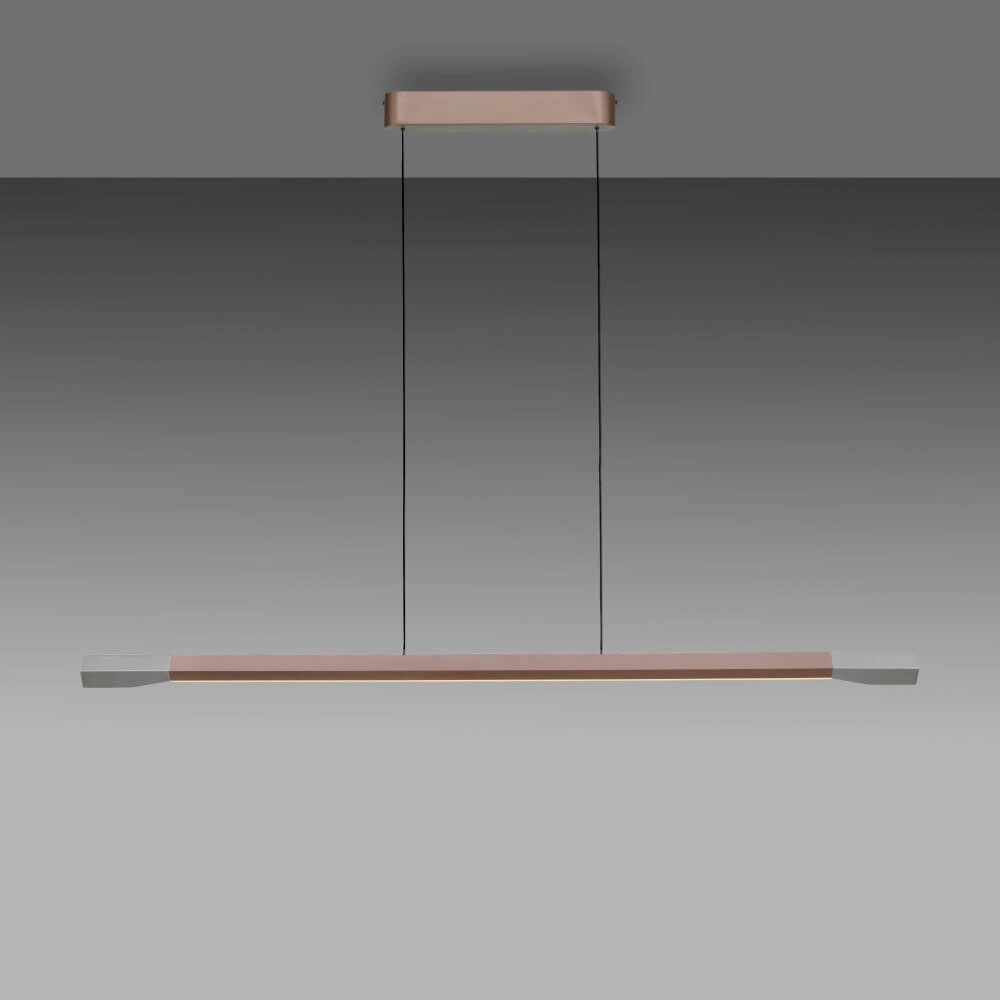 Lampe suspendue design Hoop brun Paul Neuhaus 4012248385968