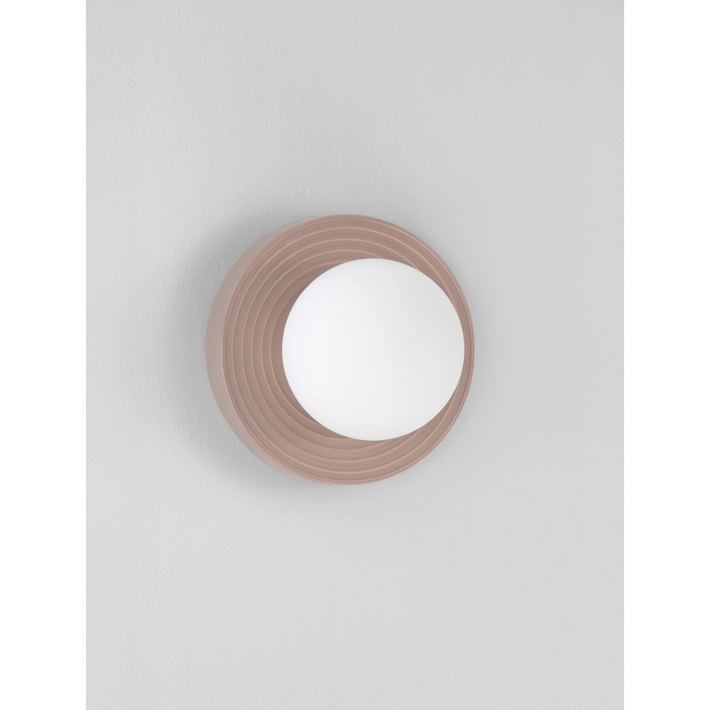 Applique murale Orbique brun moka Ø 22cm Lyora 5212017483874