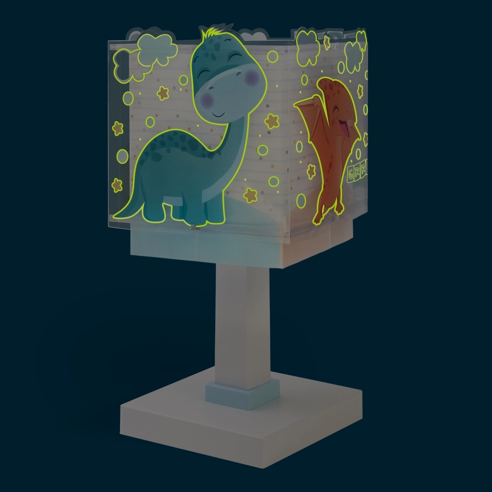 Lampe de table Baby Dinos bleu Dalber 8420406634517