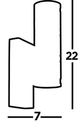 Up- & downlighter Splot avec capteur Searchlight 5053423076638