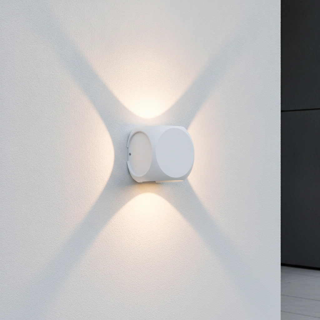Applique murale unique Zari 4 lumières blanches