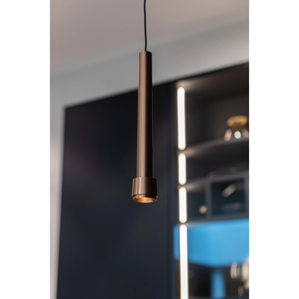 Lumière suspendue monophasée pour rail Linial Tubiz Champagne Premium by Lucide 5411212552761