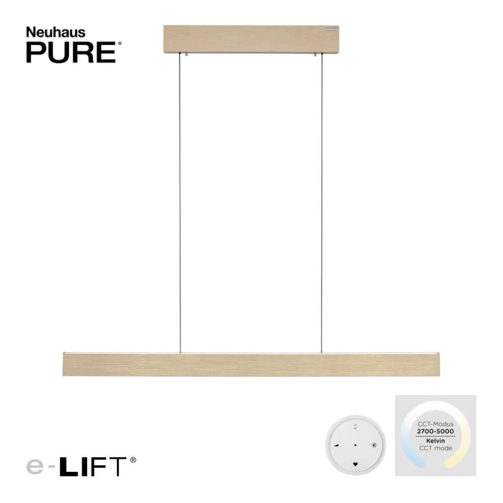 Lampe suspendue design Pure E-Motion laiton Paul Neuhaus 4012248372913