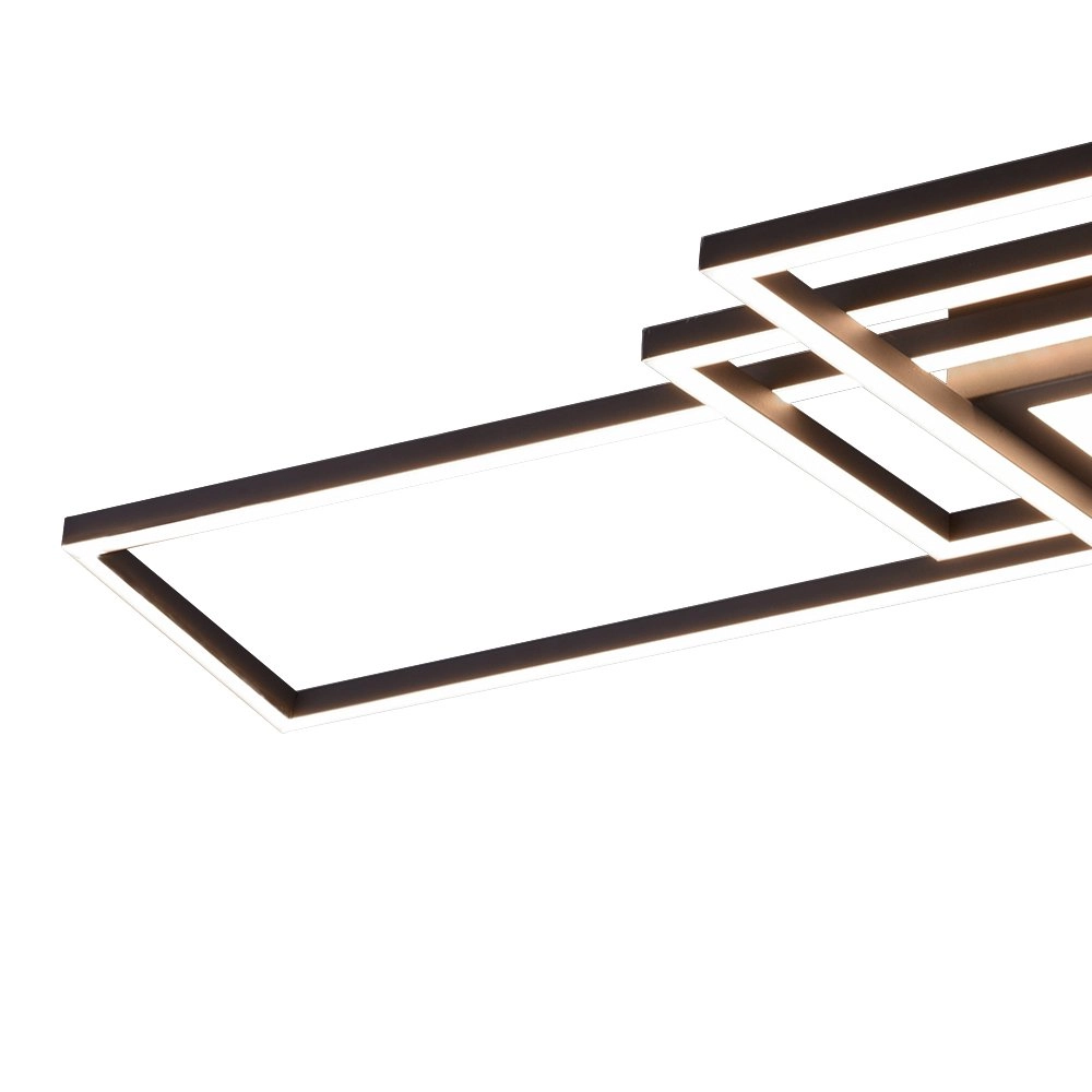 Plafonnier moderne Irvine noir Trio 4017807449495