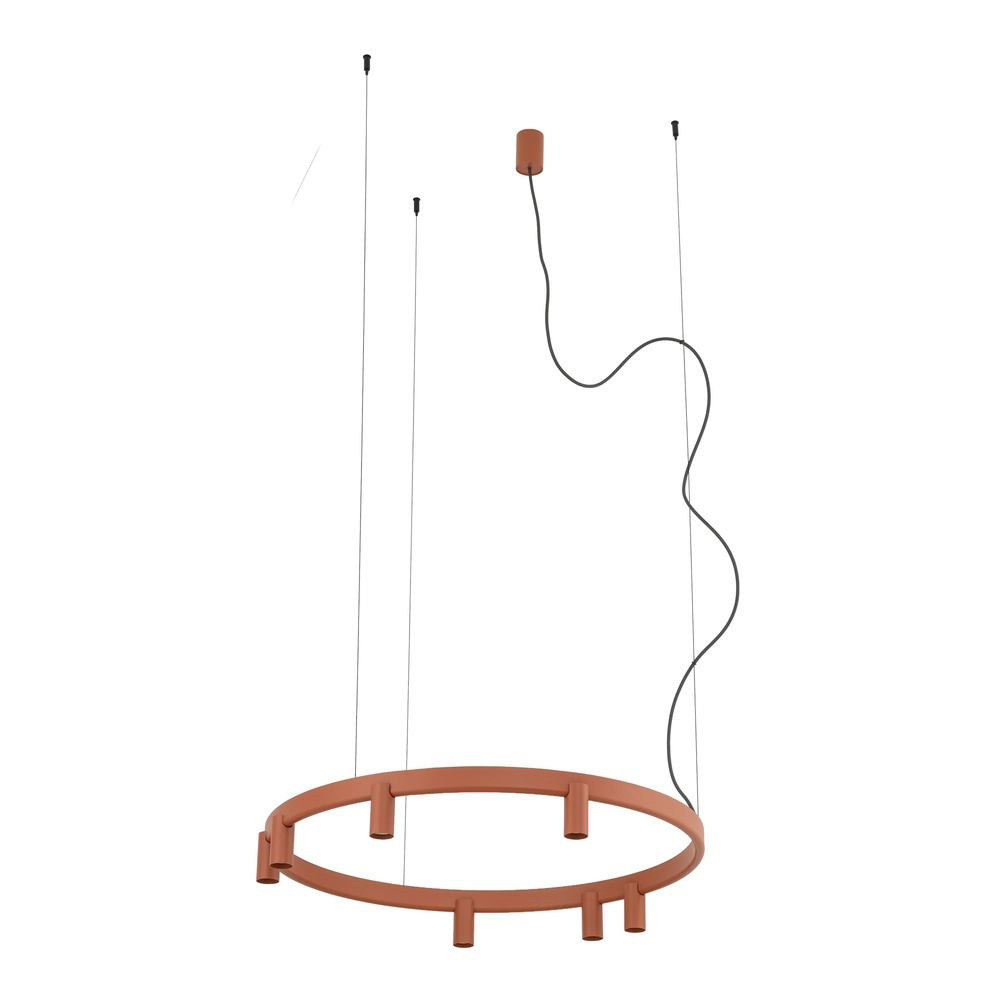 Lampe pendante de conception Fourty terre cuite Ø 80cm Lyora 5903139124188