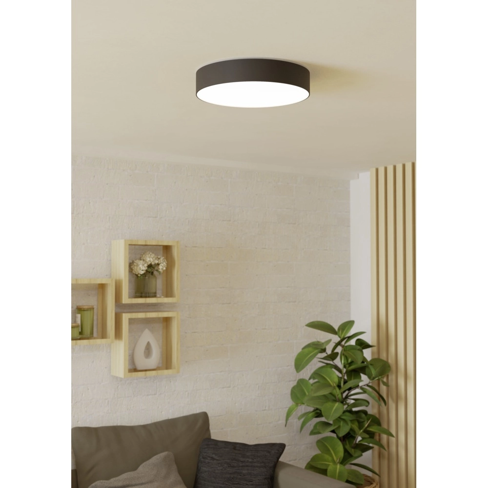 Plafonnier design Gallizzi-Z smart noir Ø 39cm Eglo 9008606358168