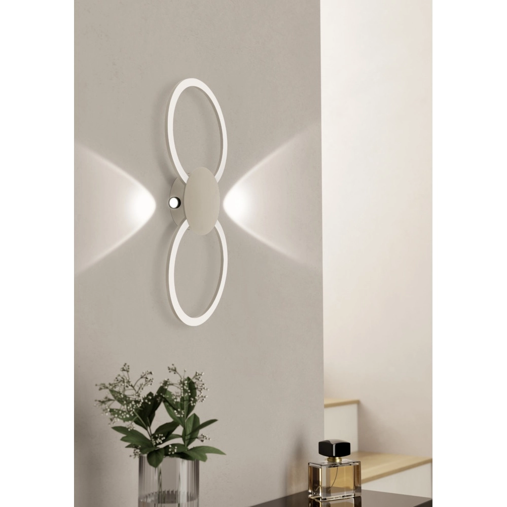 Applique murale design Venticello 1 brun sable Eglo 9008606357475