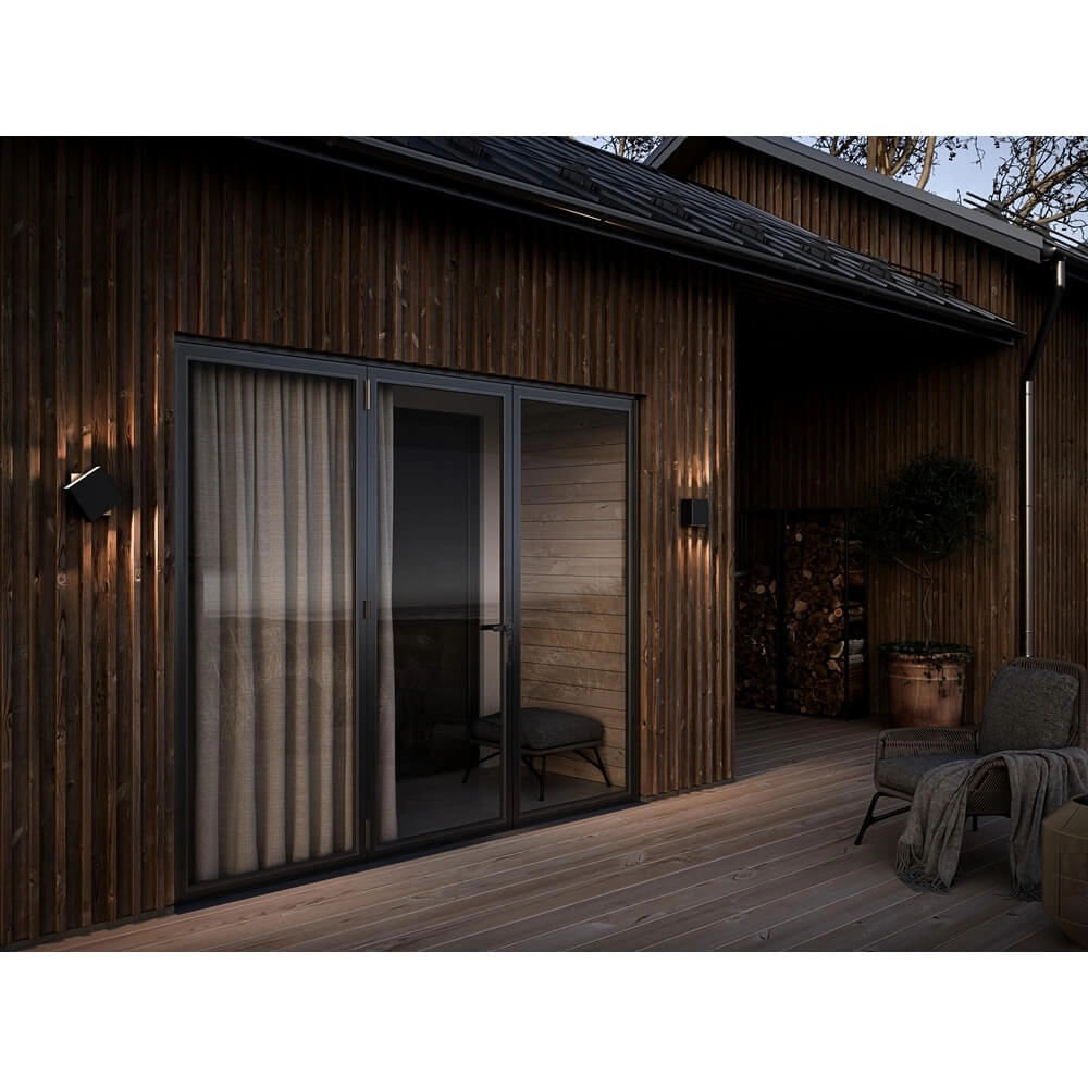 Applique murale carrée Turn noir Nordlux 5704924000638