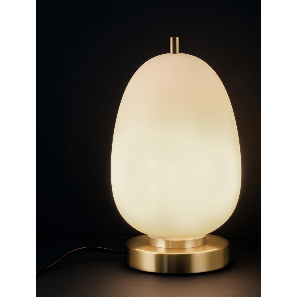 Lampe de table Lato Or avec blanc