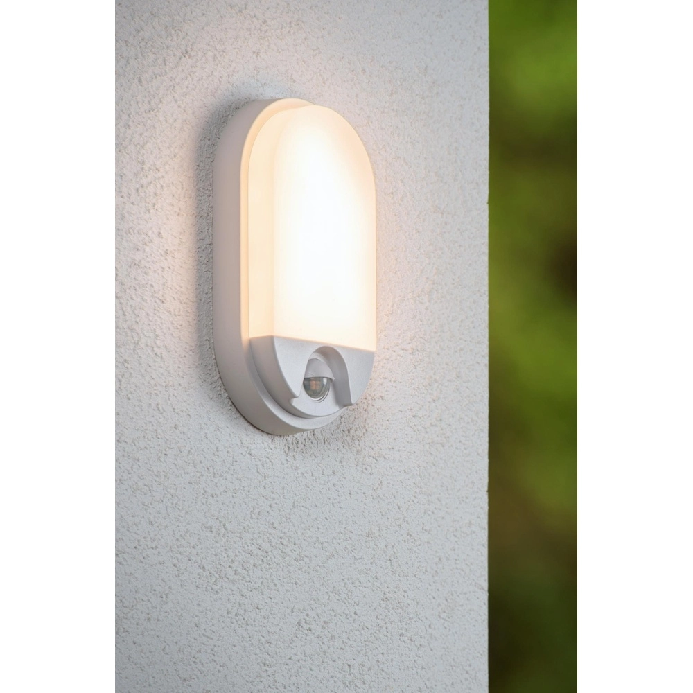 Lampe murale ovale Hups Ir Blanc avec capteur Lucide 5411212221605